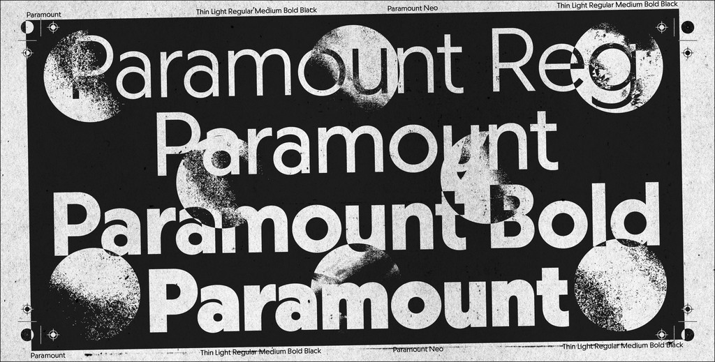 Paramount Type Specimen - © Studio Jimbo